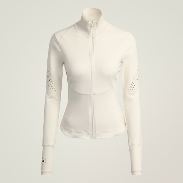 beige adidas By Stella McCartney Training Midlayer