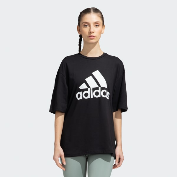 Black BIG LOGO BOYFRIEND TEE