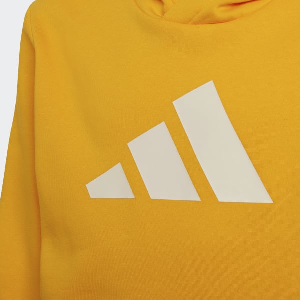 Yellow Future Icons 3-Stripes Hooded Sweatshirt WM669