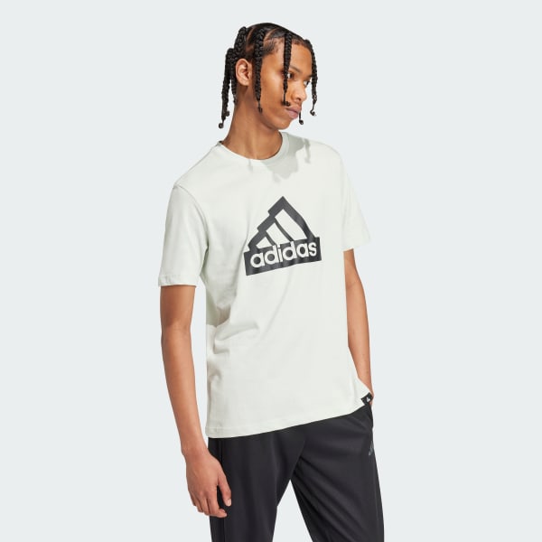 สีเขียว เสื้อยืดพิมพ์ลาย Modern Essentials