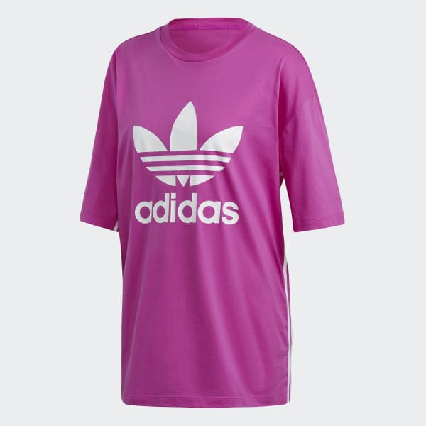 Pink trefoil shop adidas shirt