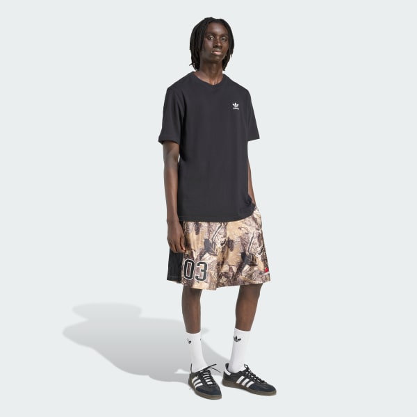 Multicolor adidas Originals Camo Short