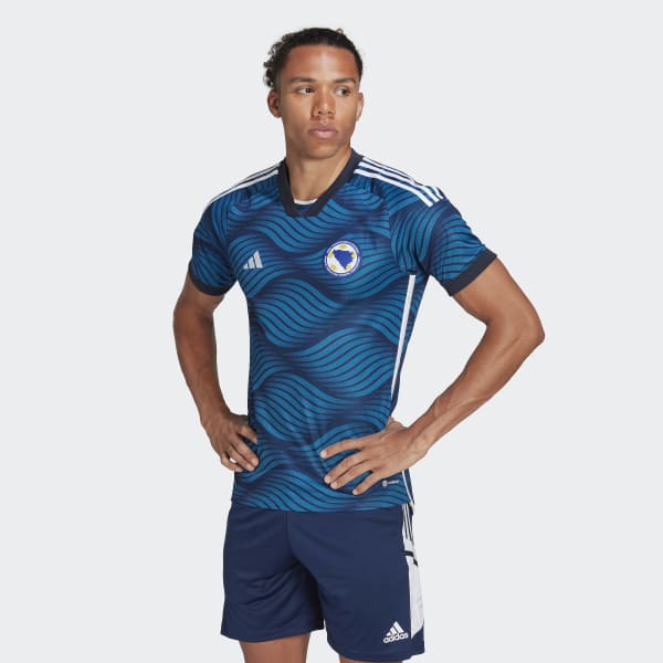 Niebieski Bosnia 22 Home Jersey CL159