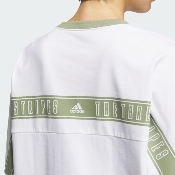 アディダス ワーディング ルーズフィット シングルジャージー 長袖T