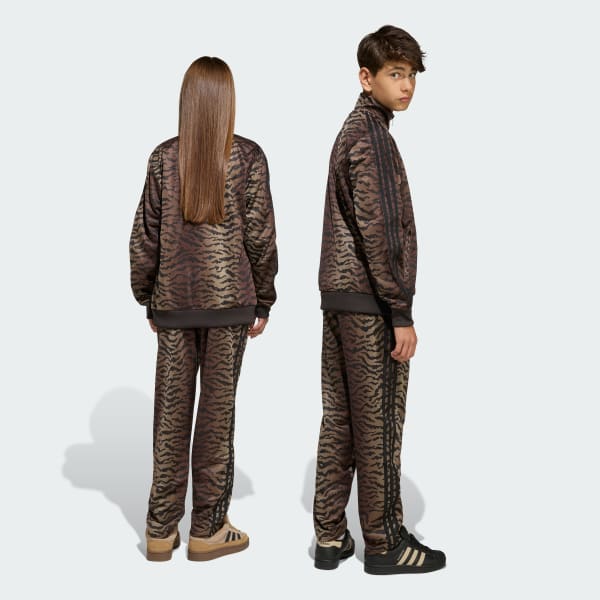 Brown FIREBIRD AOP TRACK Tracksuit Bottoms