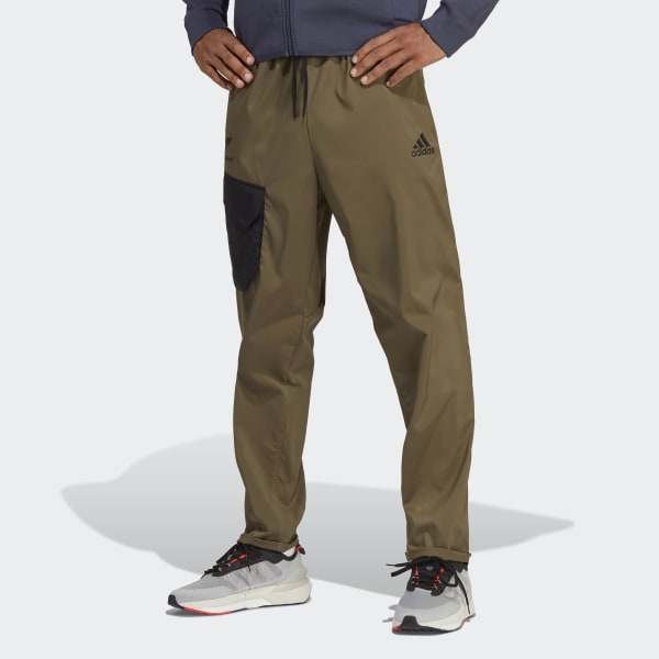 Green All Blacks Rugby Lifestyle Tapered-Cuff Tracksuit Bottoms
