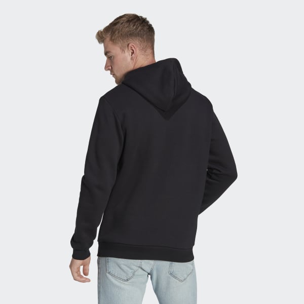Czerń Juventus Essentials Trefoil Hoodie BWU03