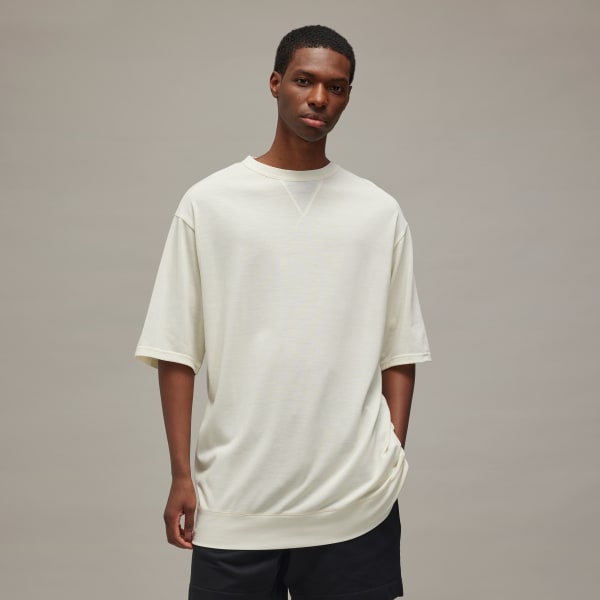 White Y-3 Short Sleeve Premium Tee