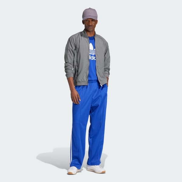 Blue Adicolor Baggy Fit Firebird Track Pants