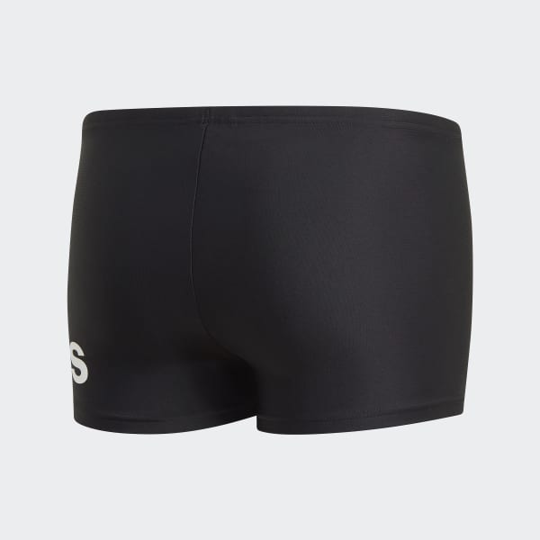 Schwarz Badge of Sport Boxer-Badehose