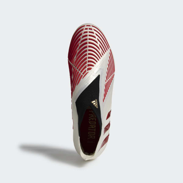 Branco Chuteira Predator Edge+ Campo