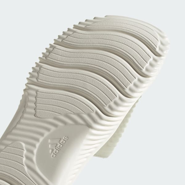 Adidas alphabounce slides white on sale