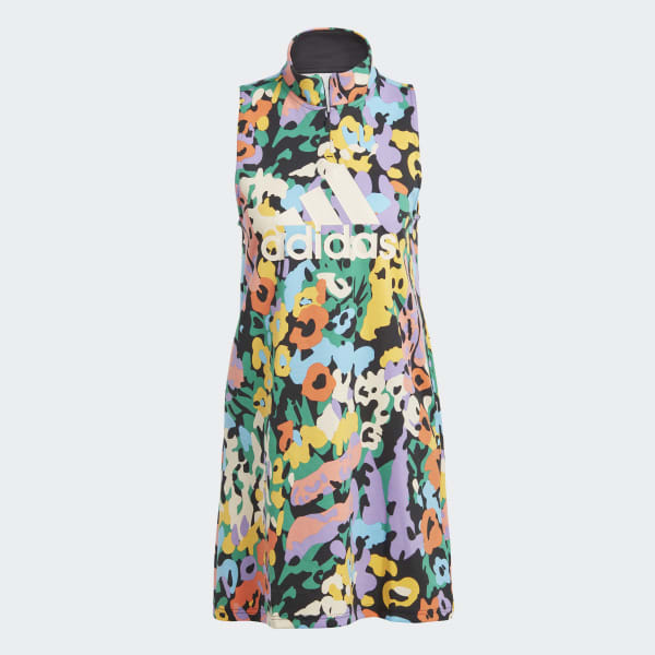 Negro Vestido Estampado