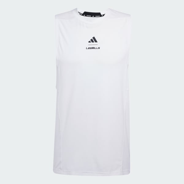 White Les Mills Graphic Tank Top