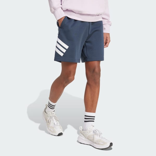 blauw Future Icons 3-Stripes Short
