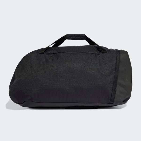 Black Essentials 3-Stripes Duffel Bag Large