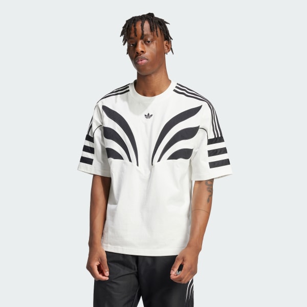 adidas 3 Stripes Tee Blue adidas Thailand