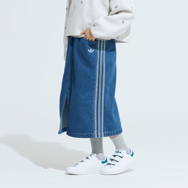 アディダス デニムスカート - ブルー | アディダス ジャパン