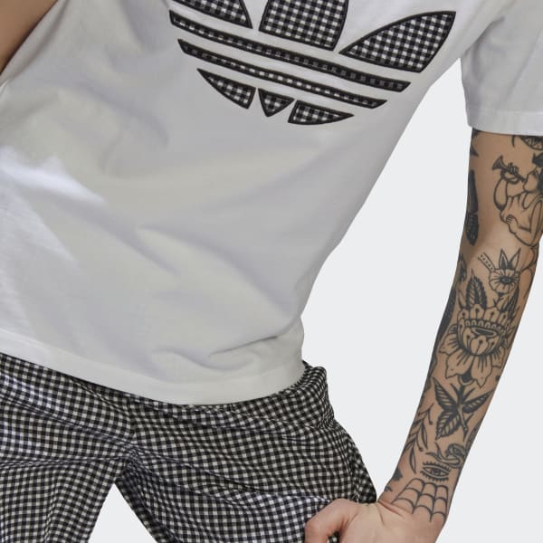 Astrolabio inundar cocodrilo Camiseta con estampado del trébol - Blanco adidas | adidas España