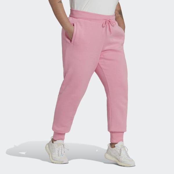 adidas Adicolor Essentials Fleece Slim Women\'s Joggers | Size) - (Plus Lifestyle adidas | US Pink