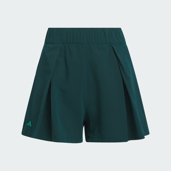 Green Go-To Pleated Shorts