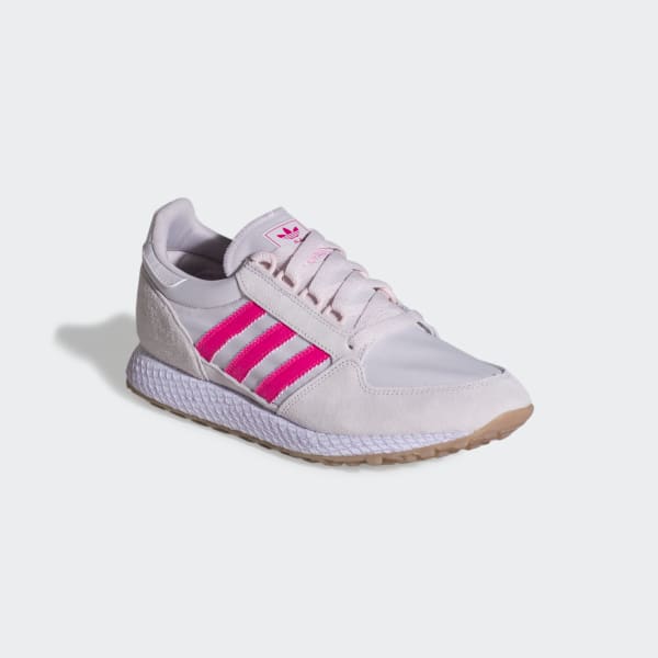 adidas forest grove trainers red night cloud white grey one