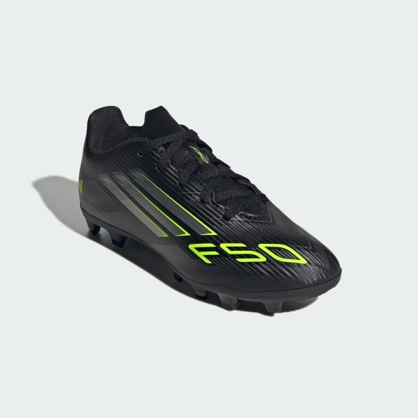 Schwarz F50 CLUB Kids Fußballschuh, feste/gemischte Böden