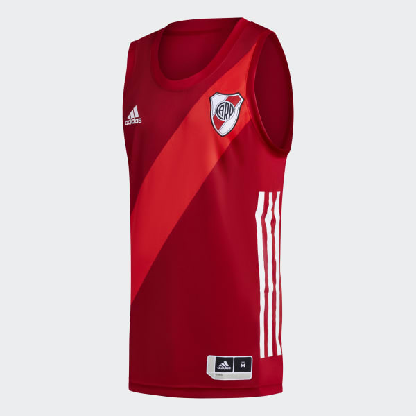 recoger Comida sana Todos los años adidas Camiseta de basquet suplente de River Plate - Rojo | adidas Argentina