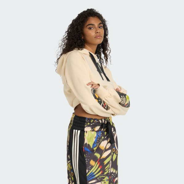 สีเบจ เสื้อแทรคพรีเมียม adidas X FARM