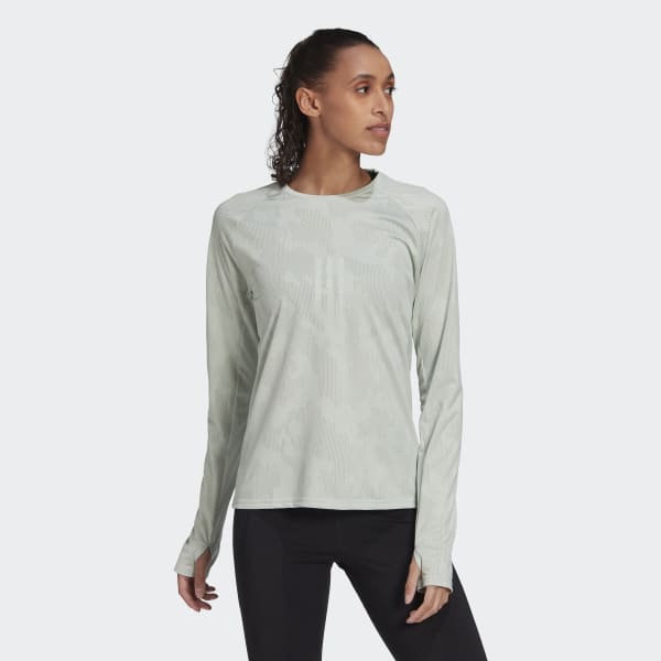 Green Made To Be Remade Running Long Sleeve Tee