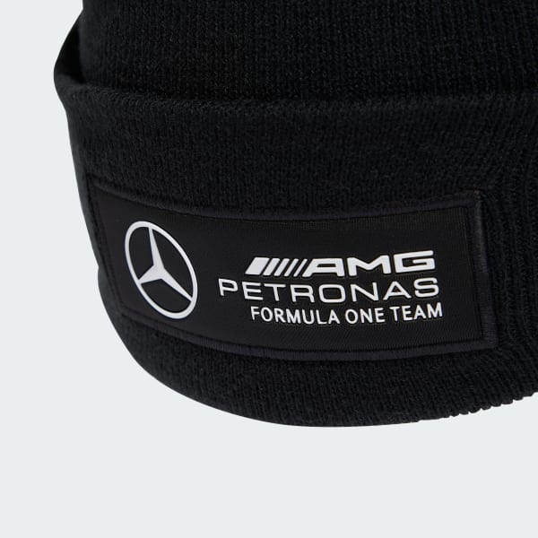 zwart MERCEDES - AMG PETRONAS FORMULA ONE TEAM CUFF BEANIE