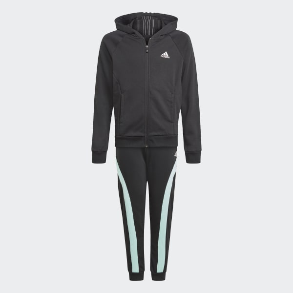 Black adidas jogging suit Clearance