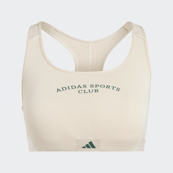 Beige Sports Club Medium-Support Sport-BH