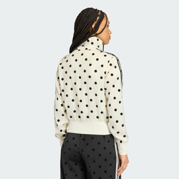 Bianco Giacca da allenamento SATIN POLKA DOTS TT