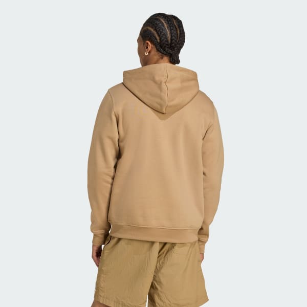 Cafe Polerón con Capucha Trifolio Essentials Cierre Frontal