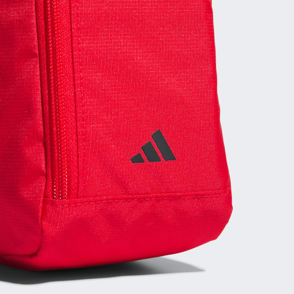 アディダス 【ゴルフ】ボールドロゴ シューズバッグ - レッド