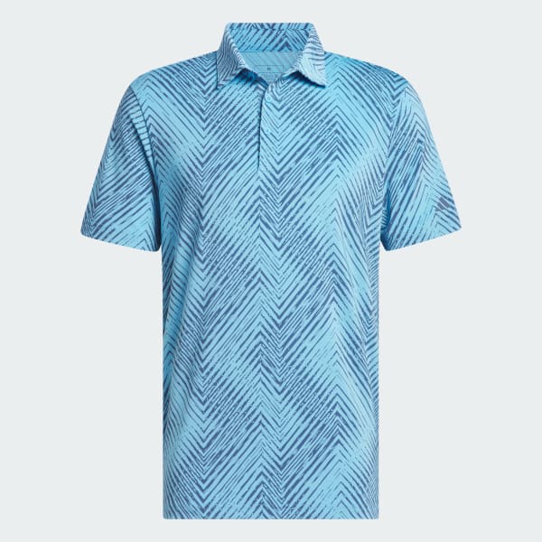Blue Ultimate365 Allover Print Polo Shirt
