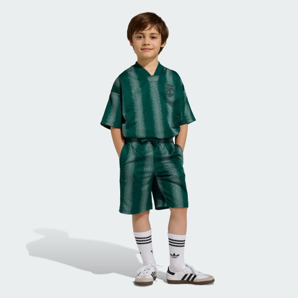 Gron ADIDAS MINECRAFT OVERSIZED SÆT MED SHORTS OG T-SHIRT