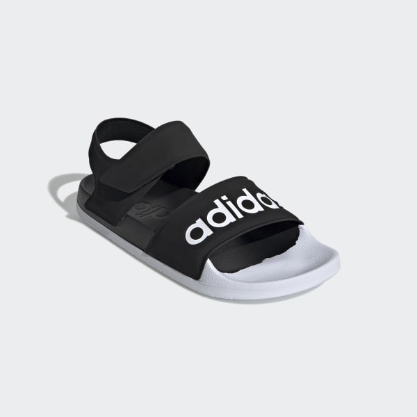 Schwarz adilette Sandale