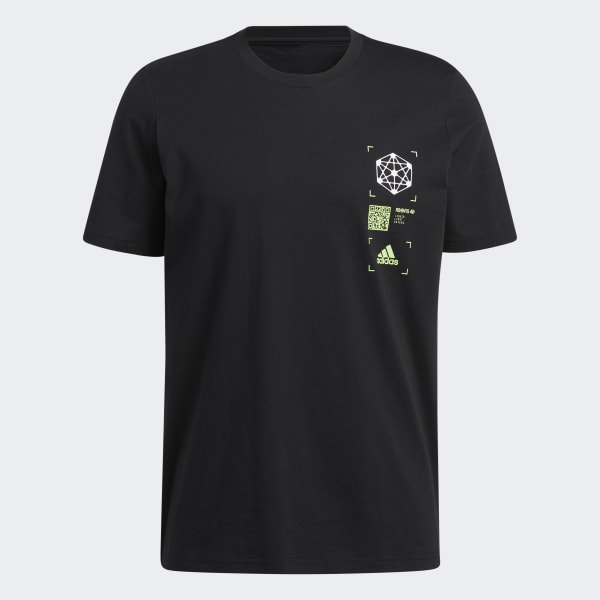 Negro Camiseta 4D Innovation Estampada JKM36