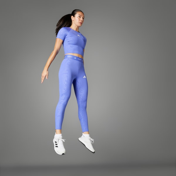 Blu T-shirt Techfit Printed