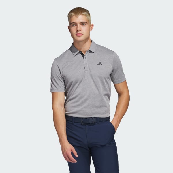 adidas Drive Heather Poloshirt Grijs adidas Offici le Shop