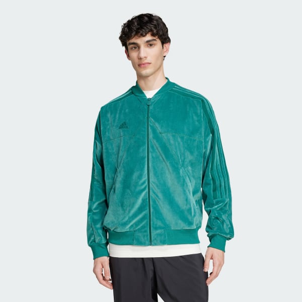 Verde House of Tiro Velour Bomber Jacket