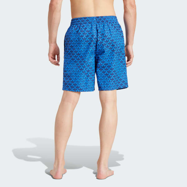 Blue Monogram Swim Shorts