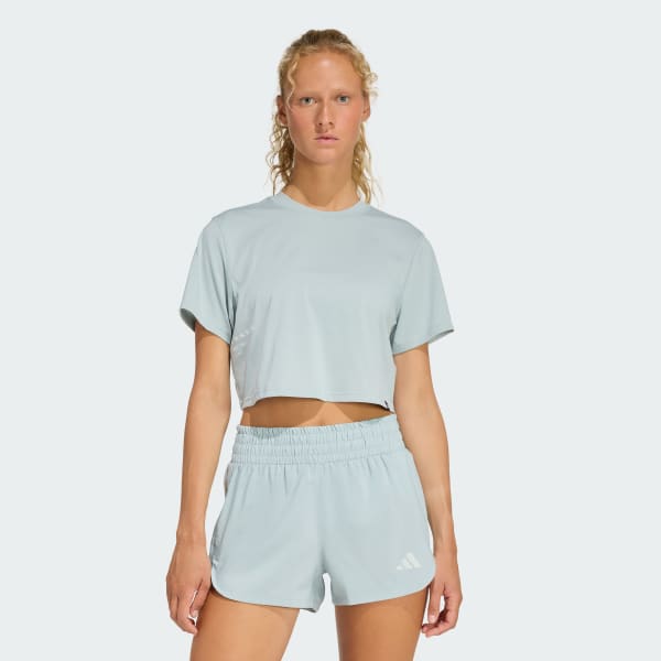 Green CLIMACOOL POWER TRAINING GRAPHIC T-SHIRT