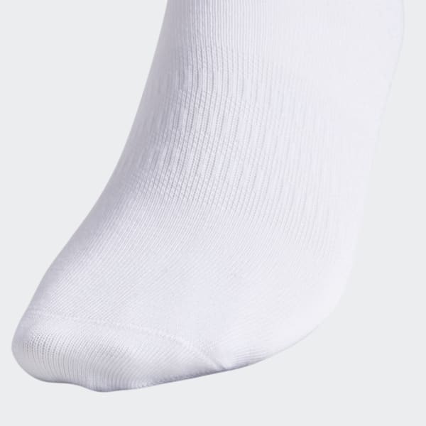 White Superlite No-Show Socks 6 Pairs HJU48A