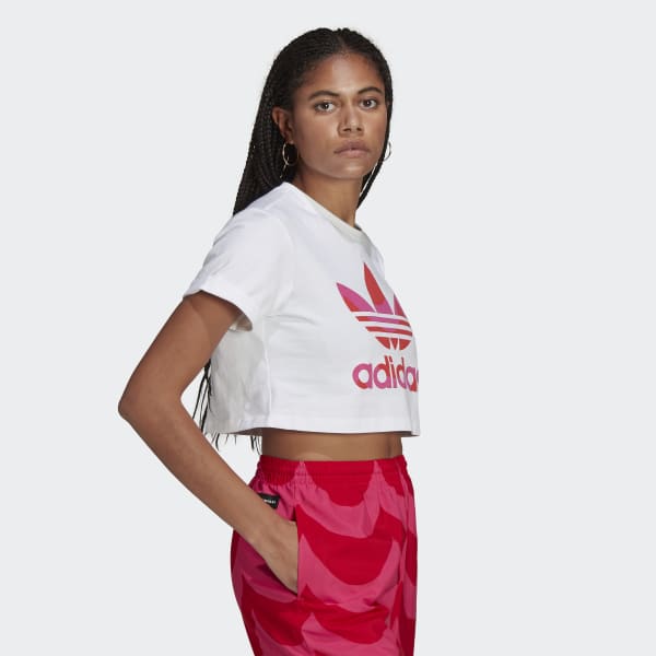 trang Áo Thun Lửng Ba Lá Họa Tiết Marimekko JDV42