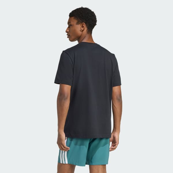 Preto CAMISETA ESSENTIALS BIG LINEAR SINGLE