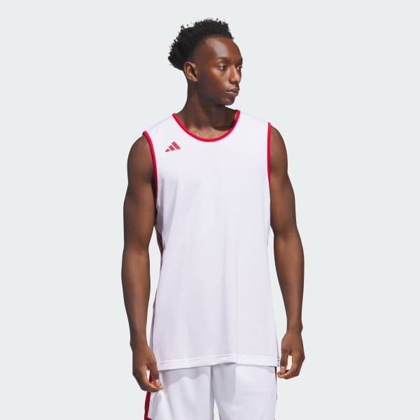 Rosso Maglia da basket 3G Speed Reversible AEROREADY