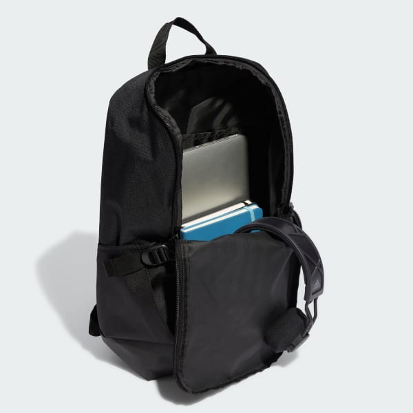 Black Essentials 3-Stripes Backpack